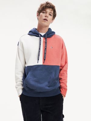tommy hilfiger colorblock hoodie sweatshirt