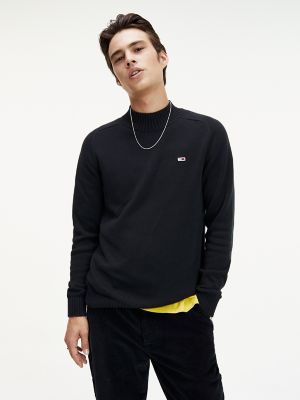 tommy mock neck