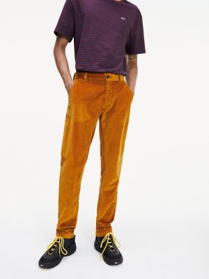 tommy hilfiger yellow pants