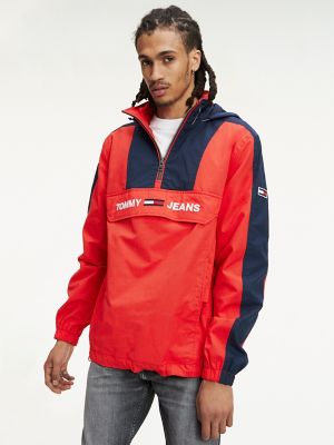 Ripstop Colorblock Popover Jacket 