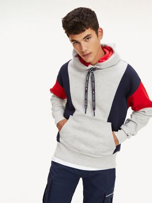 tommy hilfiger colorblock hoodie dress