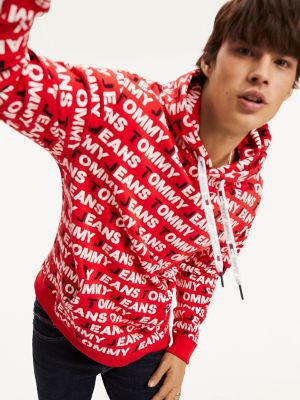 tommy jeans logo hoodie