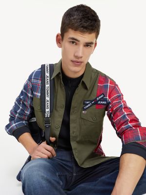 tommy jeans pieced jacket