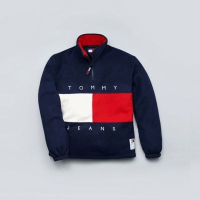 tommy fleece jacket