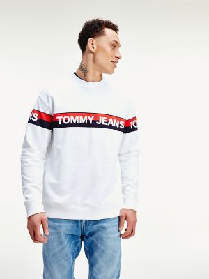 tommy jeans classics logo crew