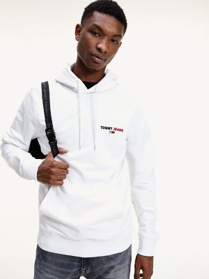 tommy jeans logo hoodie