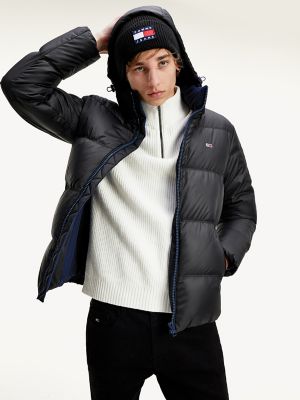 tommy hooded down bomber