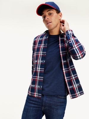 Organic Cotton Logo Flannel Shirt 