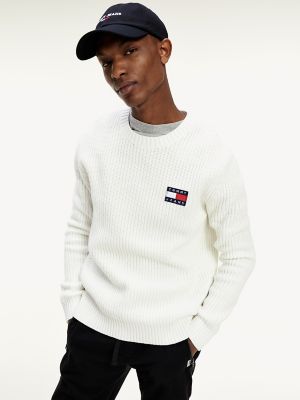 tommy badge sweater