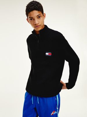 Tommy Badge Half Zip Sweater | Tommy 