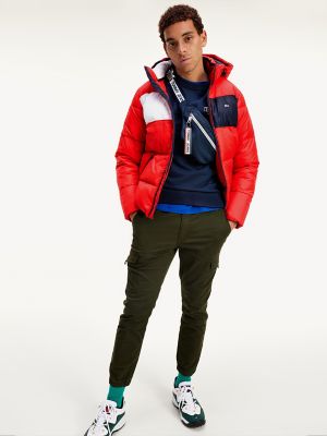 tommy hilfiger hooded padded parka