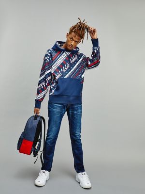 tommy jeans all over print sweatshirt