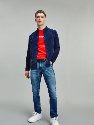 tommy jeans corduroy shirt