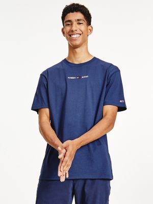 Small Text Logo T-Shirt | Tommy Hilfiger USA