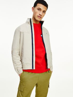 tommy hilfiger overhead teddy lined jacket