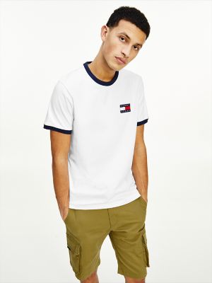 tommy hilfiger junior linear logo crewneck sweatshirt black