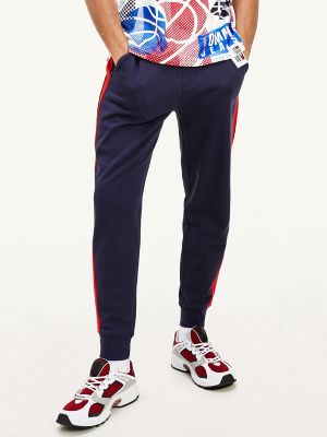 Tommy Hilfiger Men's Organic Cotton Basketball Pant Twilight Navy - S