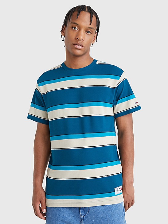 Bold Stripe Pique T-Shirt