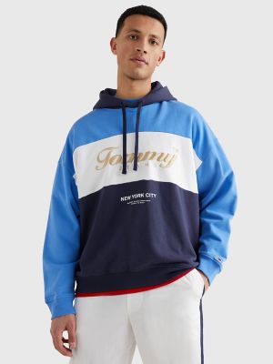 Tommy jeans colourblock outlet stripe logo sweatshirt