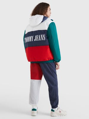 Tommy hilfiger colorblock hot sale puffer jacket