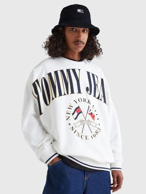 Modern Prep Skater Sweatshirt, White
