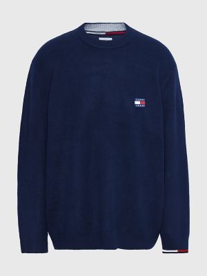 Big And Tall Solid Badge Sweater | Tommy Hilfiger