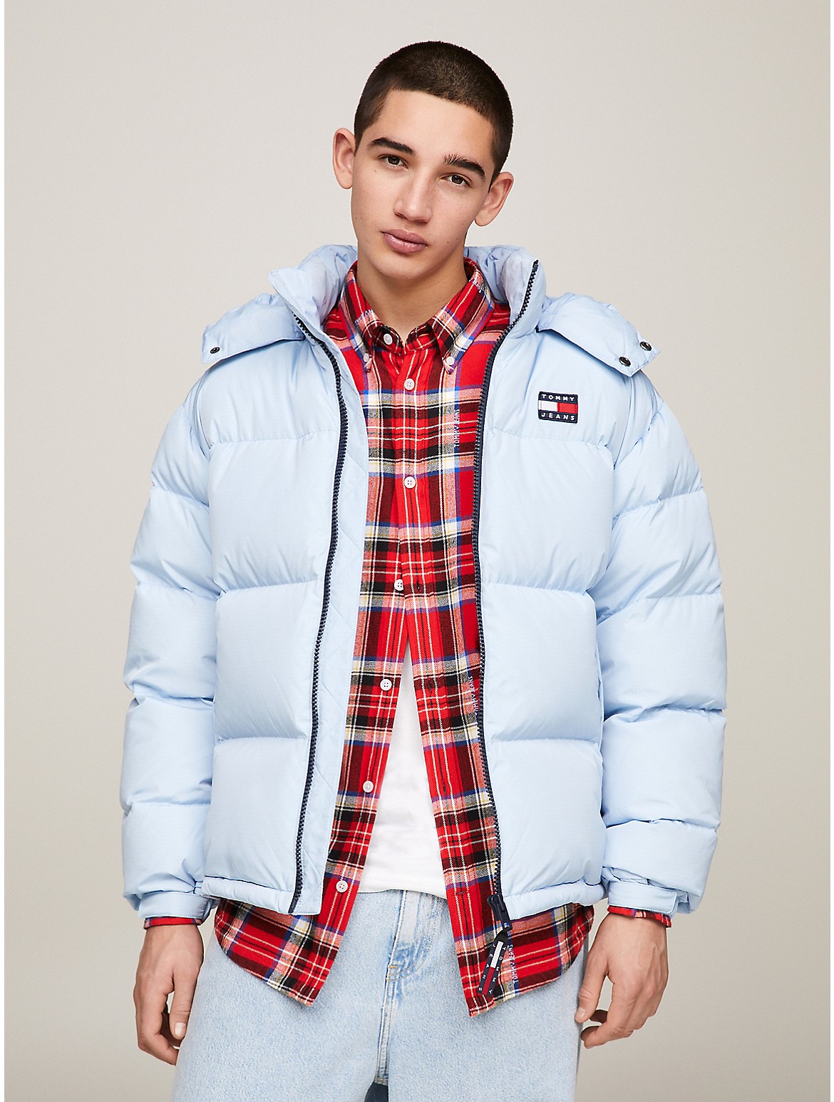 solid sovende frakobling Tommy Hilfiger The Alaska Solid Puffer Jacket In Chambray Blue | ModeSens
