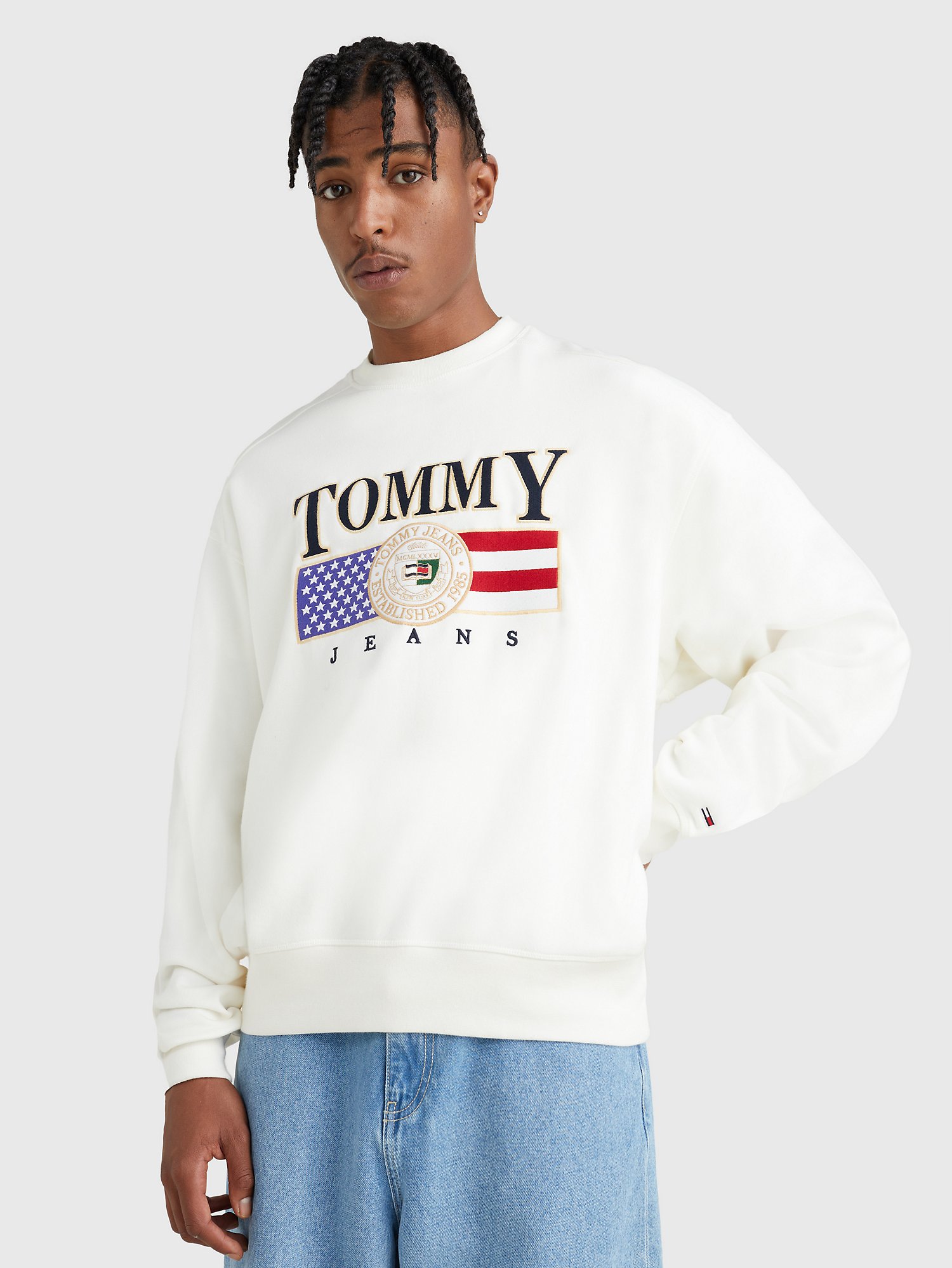 Mirakuløs kapsel lovende Flag Logo Sweatshirt | Tommy Hilfiger