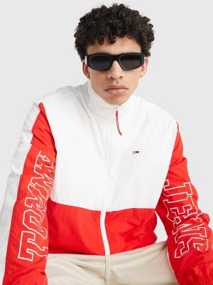 Tommy hilfiger colour clearance block tape track top