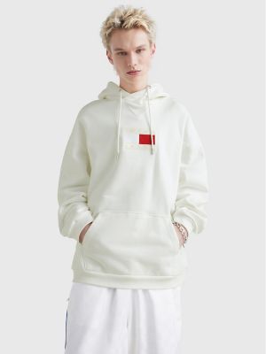 Tommy Hilfiger Outlet: hoodie with all-over logo - Beige