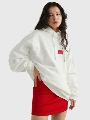 Moletom Tommy Hilfiger Feminino Im Reg Heritage Flag Hoodie