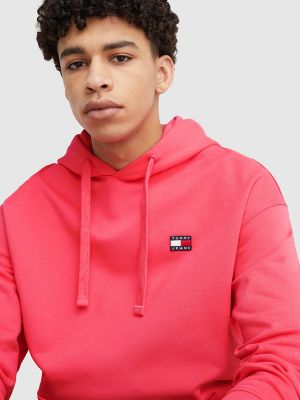 tommy jeans badge hoodie black