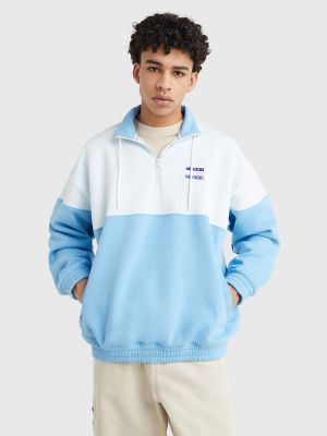 Tommy Jeans USA logo sweatshirt in blue