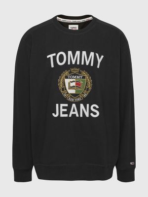 Big and Tall Crest Tommy Hilfiger Sweatshirt USA Logo TJ 