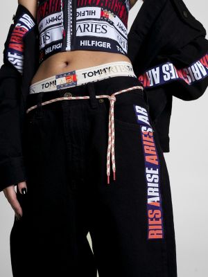 TOMMY X ARIES Logo Tape Jean