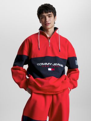 Tommy jeans sweatshirt best sale colorblock