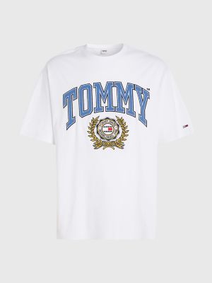 Collegiate Logo Skater T-Shirt Hilfiger USA Tommy 