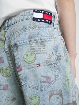 トミージーンズ　デニム　  ダメージドレギュラーストレートジーンズ | トミー ジーンズ