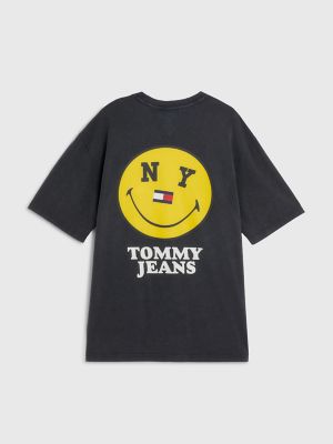 Tommy Jeans x Smiley® Back Logo T-Shirt, Midnight Grey