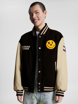 Tommy Hilfiger Men's Logo-Embroidered Varsity Jacket