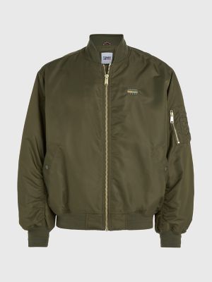 Tommy hilfiger outlet satin bomber jacket