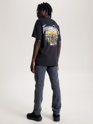 Tommy Jeans City Graphic T-Shirt, Black