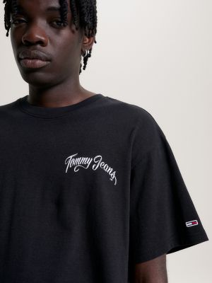 tommy jeans black t shirt