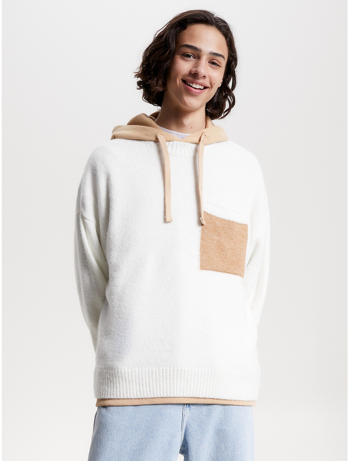 Tommy Hilfiger Men's Boxy Contrast Pocket Sweater