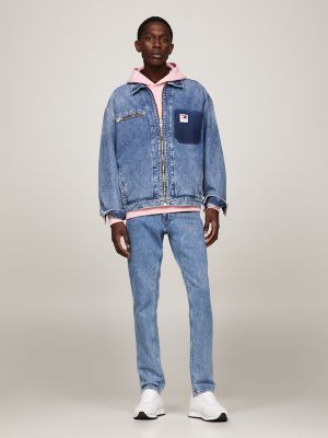 Oversized Denim Delivery Jacket