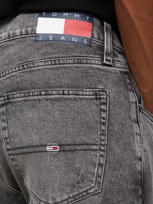 Mid Rise Straight-Fit Black Wash Jean | Tommy Hilfiger USA