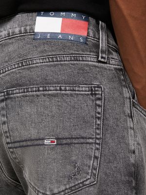 Hilfiger | Jean USA Black Tommy Rise Mid Straight-Fit Wash