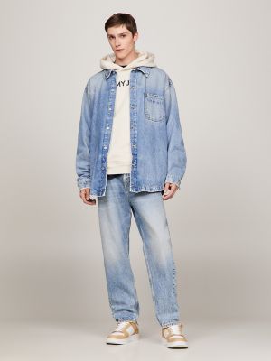 Tinted Indigo Denim Overshirt