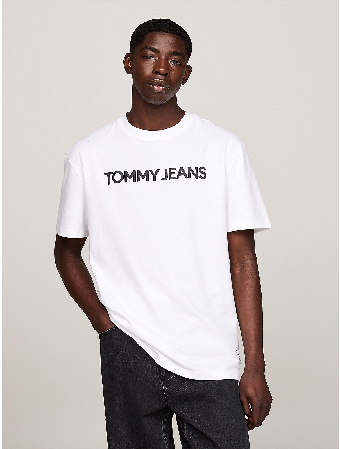 Tommy Hilfiger Men's TJ Embroidered Monotype Logo T-Shirt