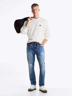 TJ Waffle Knit Sweater, Ancient White Melange